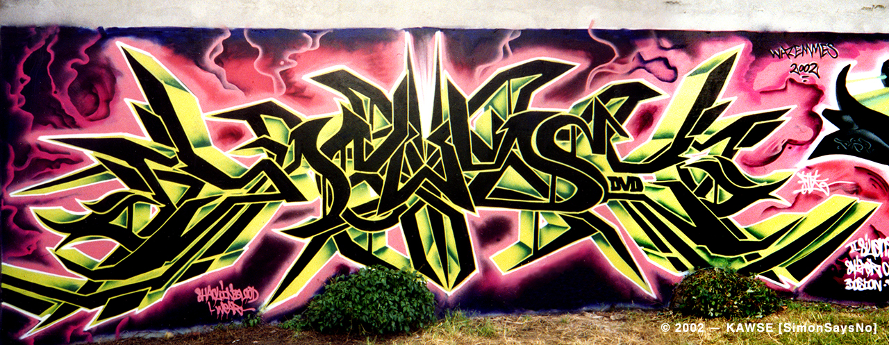 KAWSE 2002 — SHADOW & LIGHT WILD STYLE [Graffiti]