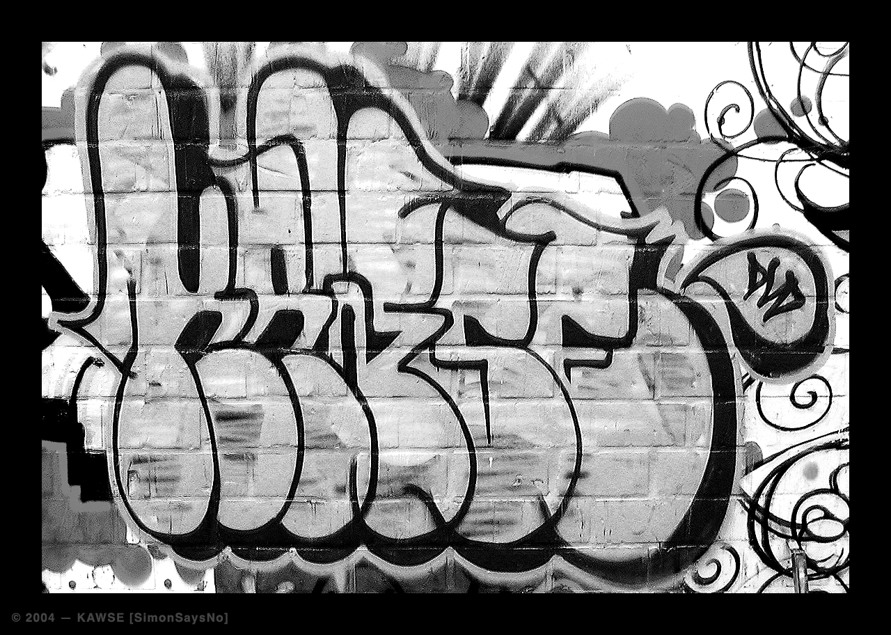 KAWSE 2004  — THROW UP [Grafffiti]