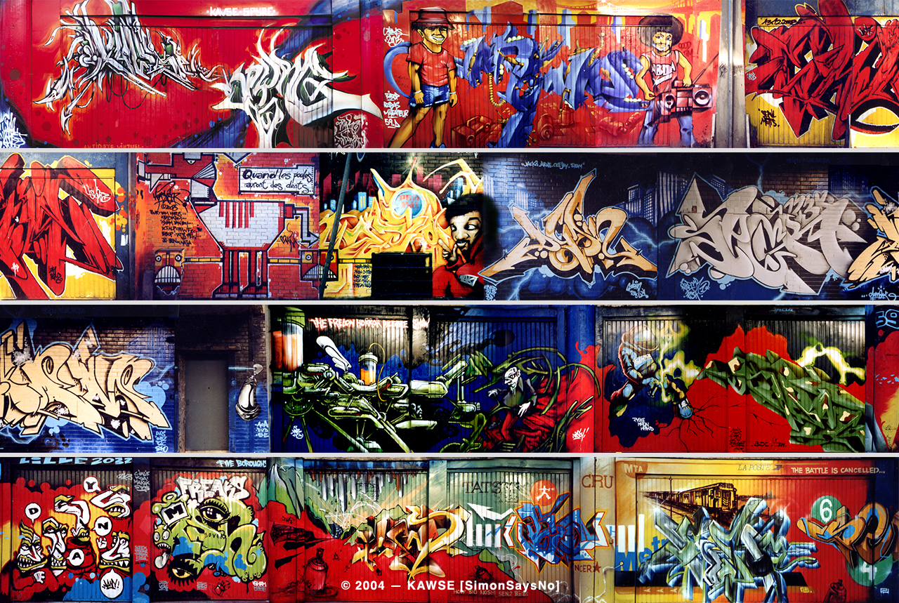 KAWSE 2004 – LILLE2004 JAM with TATS CREW and Local Writers [Wall]