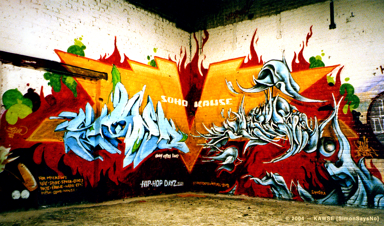 KAWSE 2004 – DVD WARRIORZ with SOHO [Wall]