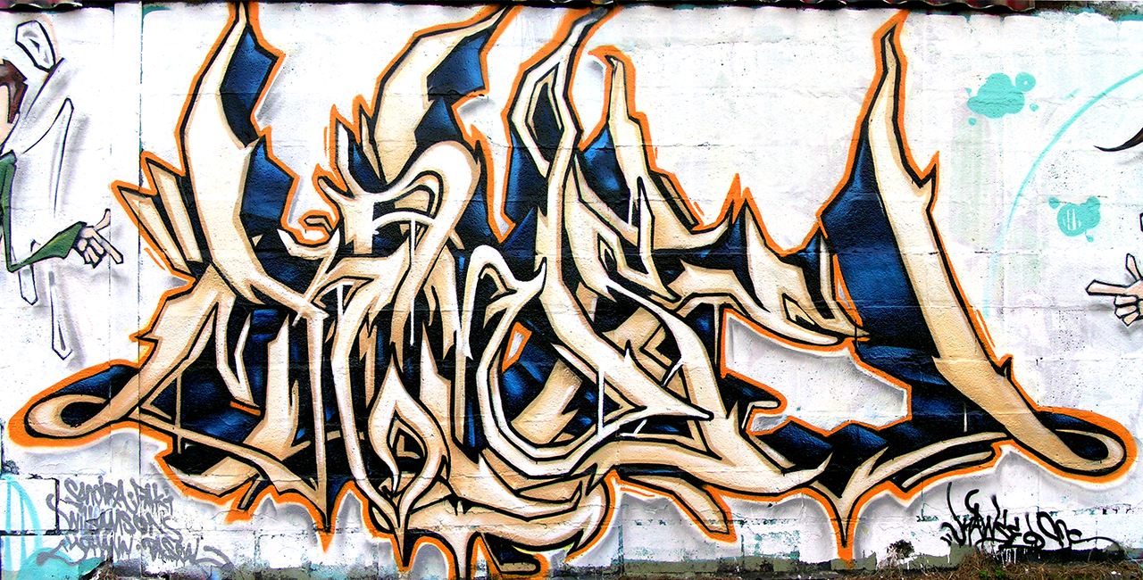 KAWSE 2005 – BYE BYE  WARRIORZ [Graffiti]