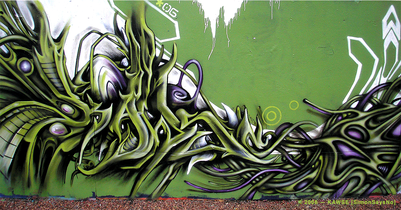 KAWSE 2006 — GREEN MOJITO [Graffiti]