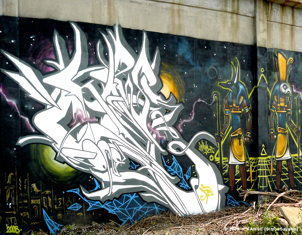 KAWSE 2008 – RETRO-FUTURISM [Graffiti]