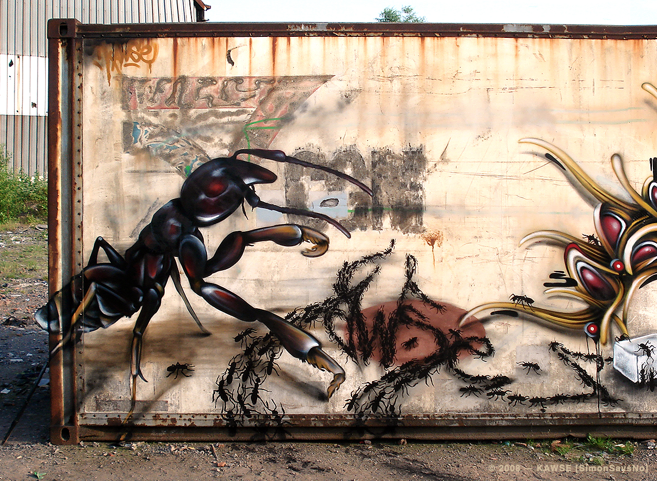KAWSE 2008 — ANTS [Graffiti]