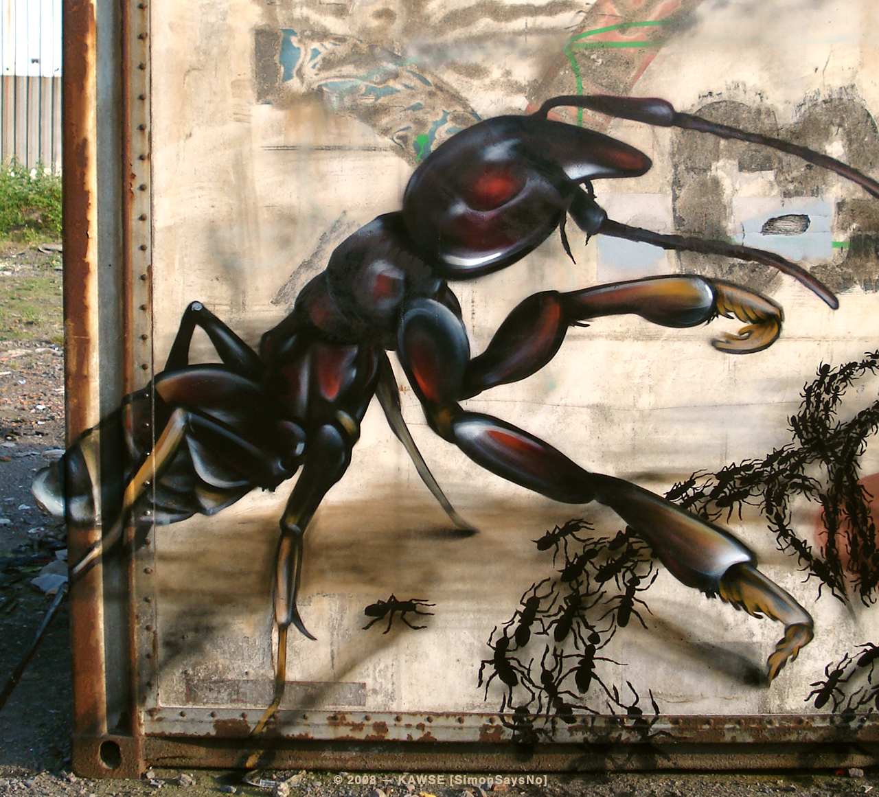 KAWSE 2008 — ANTS [Graffiti]