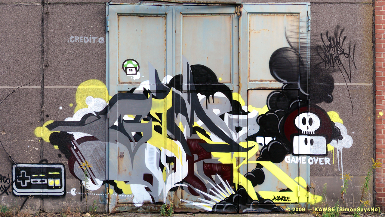 KAWSE 2009 — GAME OVER [Graffiti]