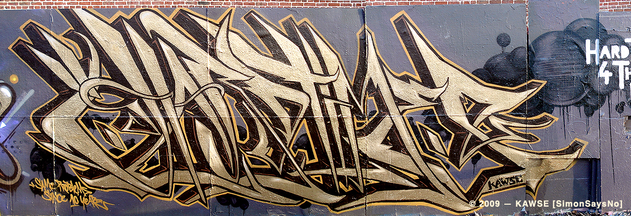 KAWSE 2009 — HARDTIME [Graffiti]