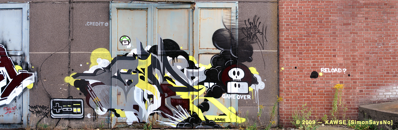 KAWSE 2009 — GAME OVER [Graffiti]