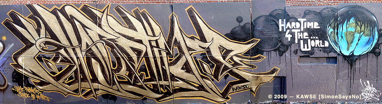 KAWSE 2009 — HARDTIME [Graffiti]