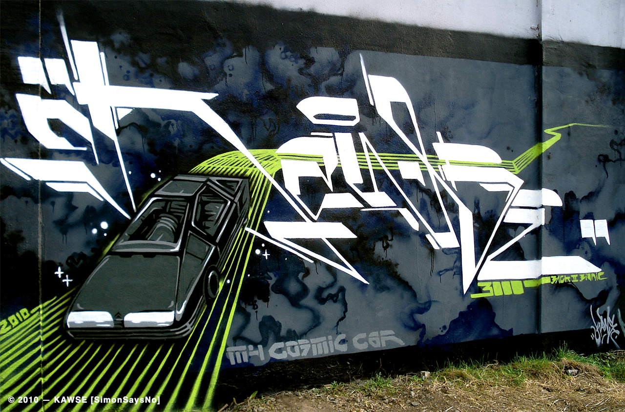 KAWSE 2010 — COSMIC CAR  [Graffiti]