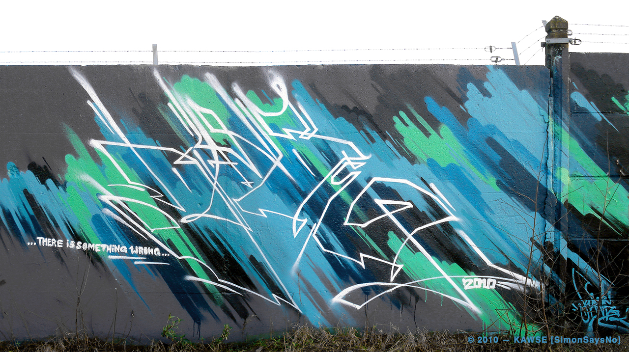 KAWSE 2010 — SOMETHING GOES WRONG [Graffiti]