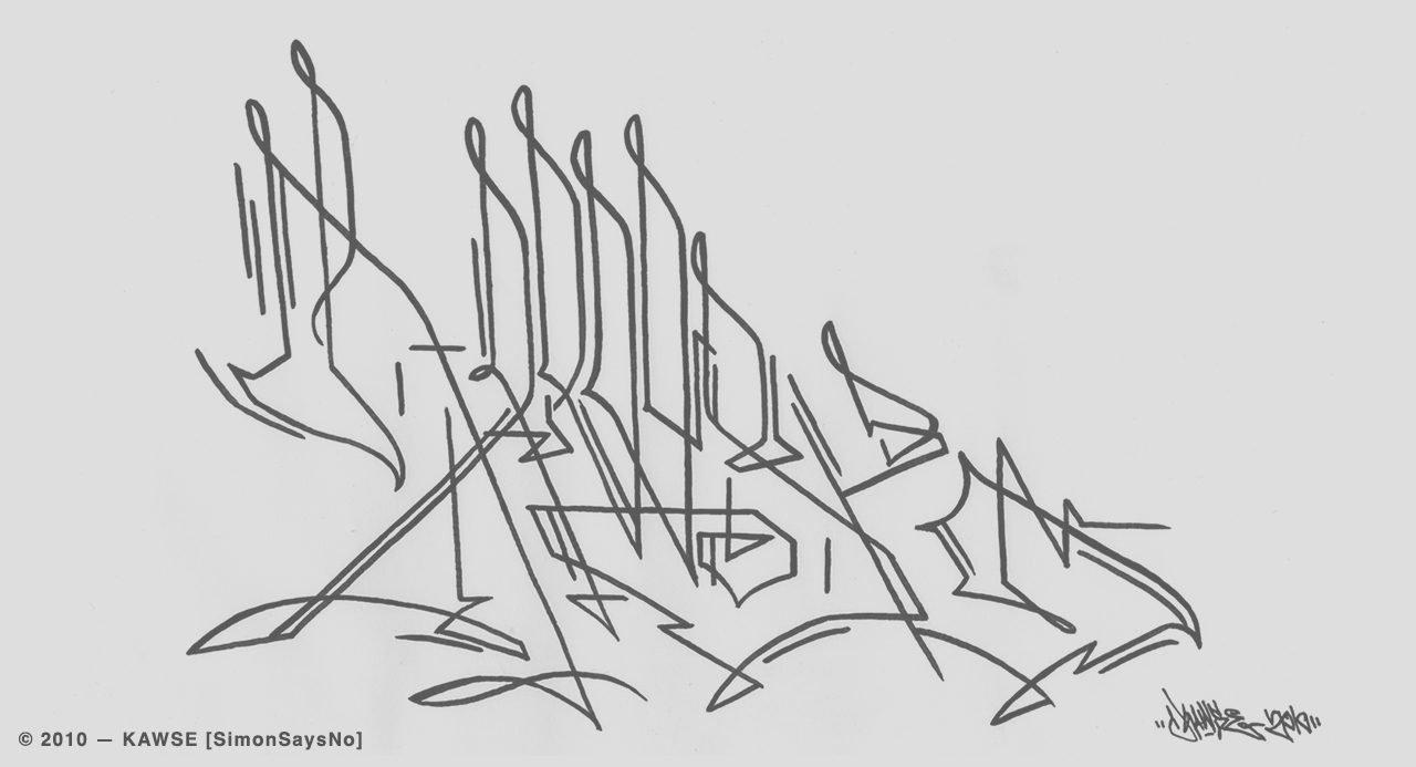 KAWSE 2010 — LINES [Sketch]