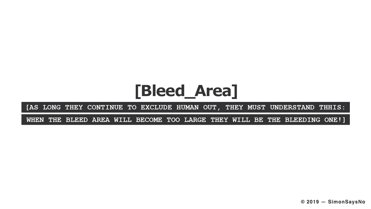 BLEED_AREA 2019 — STATEMENT