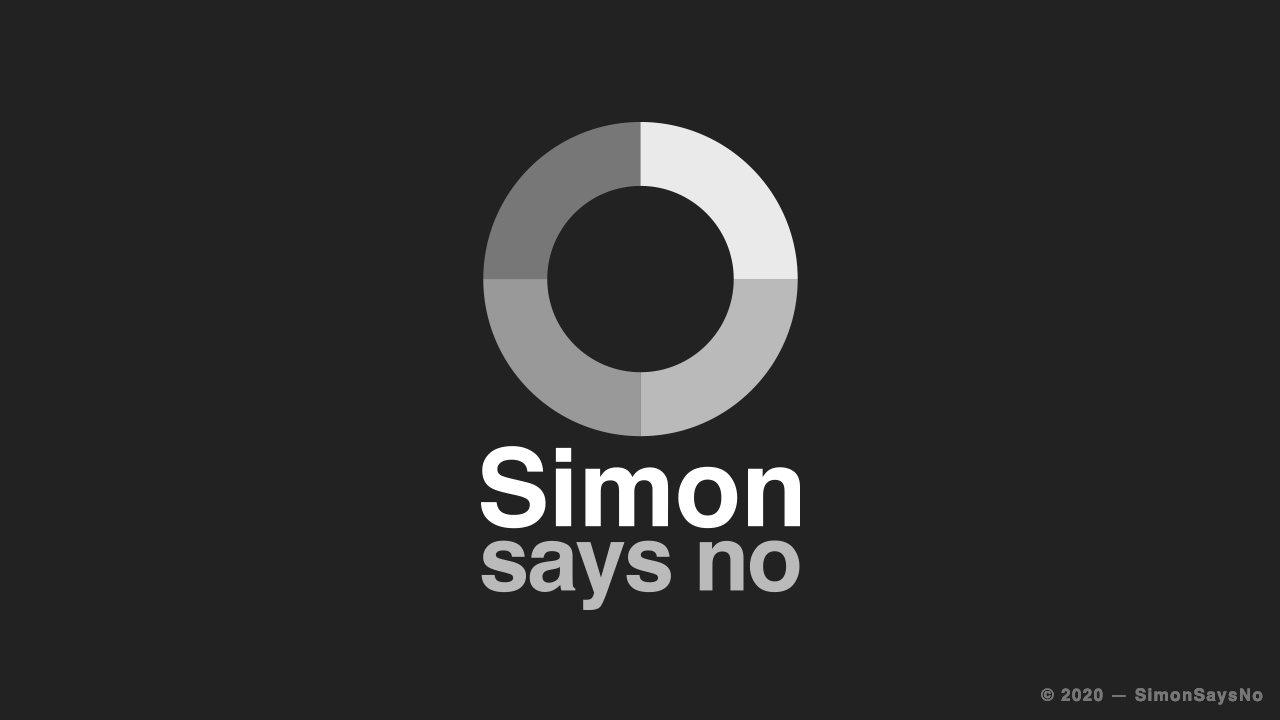 SIMONSAYSNO 2020 —  CREATIVE IDENTITY